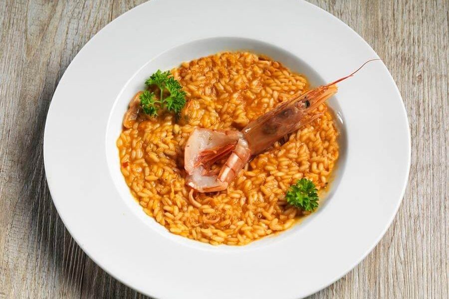Risotto al ristorante Miralago di Bossico